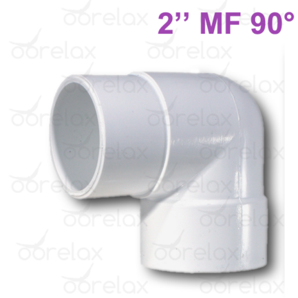 Coude 90° en 2" tuyauterie de spa M/F