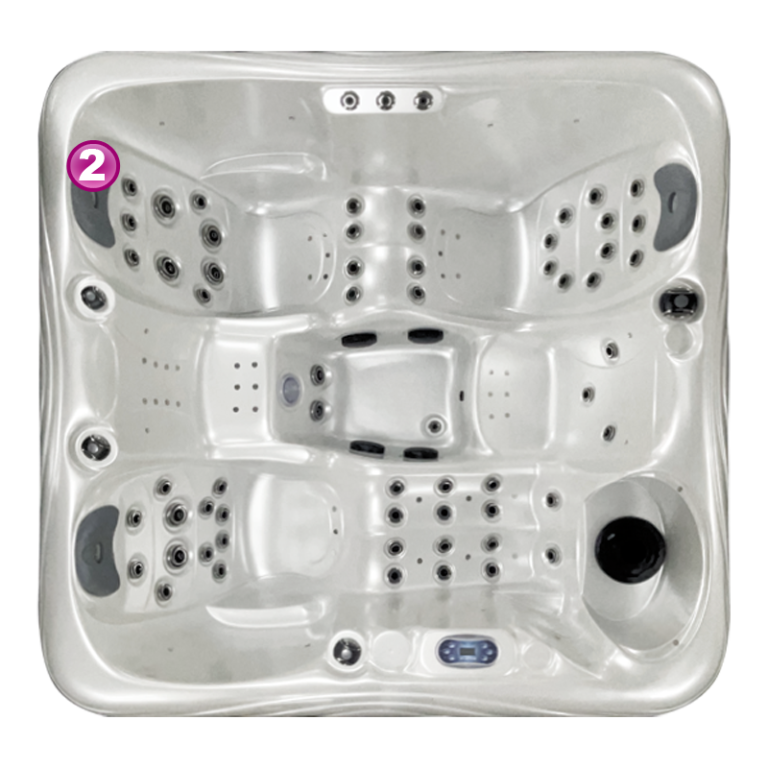 Spa Colby, place 2 vue de dessus