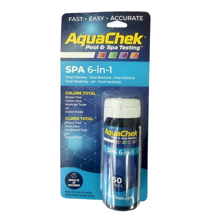 Aquachek SPA 6-in-1 – Bandelettes SPA et Piscine