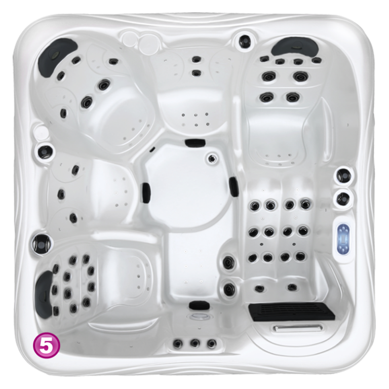 Spa Dallas, place 5 vue de dessus