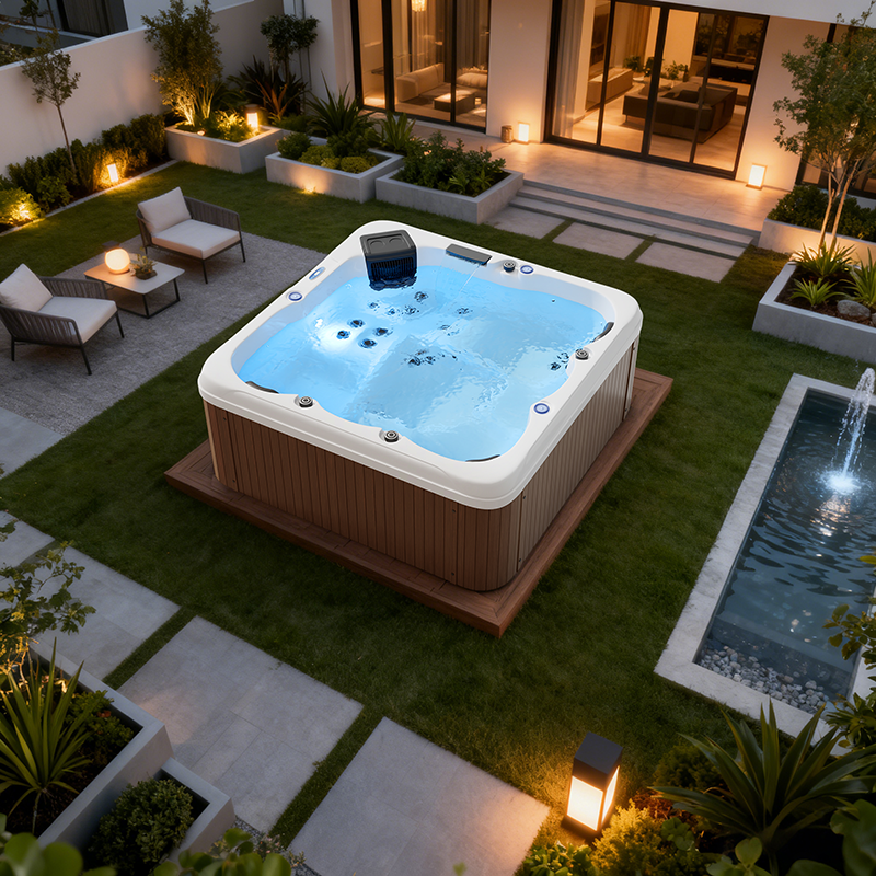 danao oorelax spa 5 places 22 Installation du spa Danao en extérieur