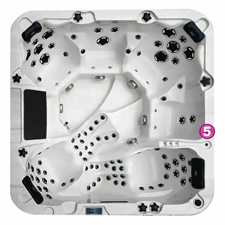 Spa Miami, place 5 vue de dessus